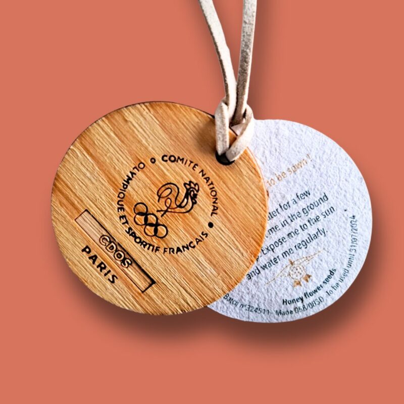 Médaille en bois personnalisée