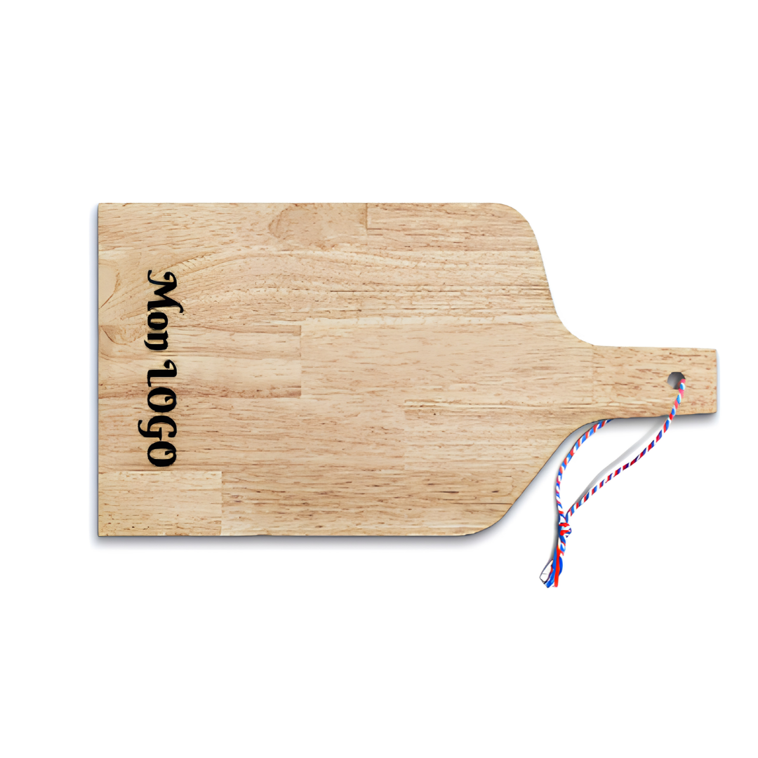 Planche apero en bois avec logo gravé