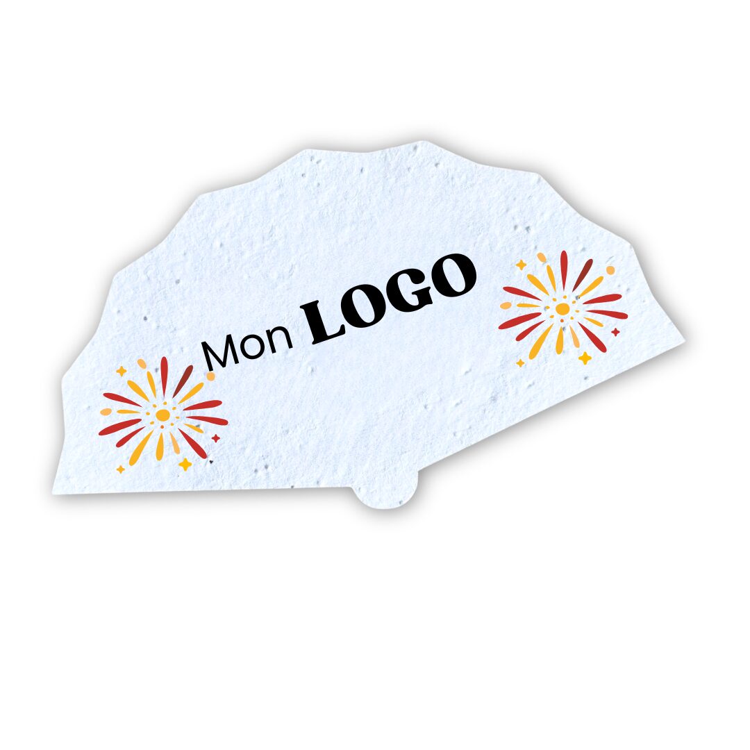 eventail avec logo imprime
