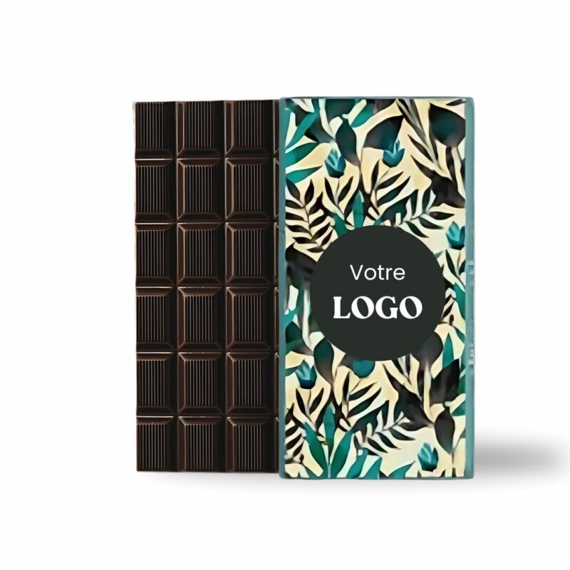 Tablette chocolat avec logo personnalisé