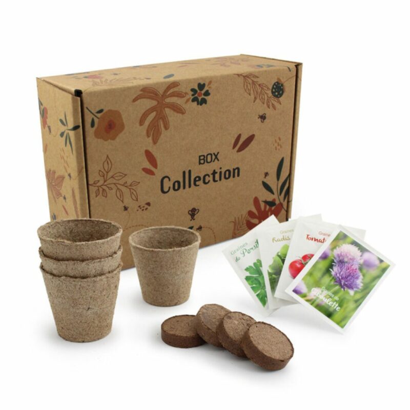 Box jardinage avec sachets de graines