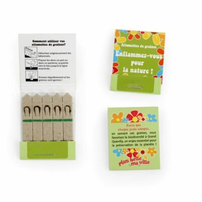 Batonnets de graines publicitaire