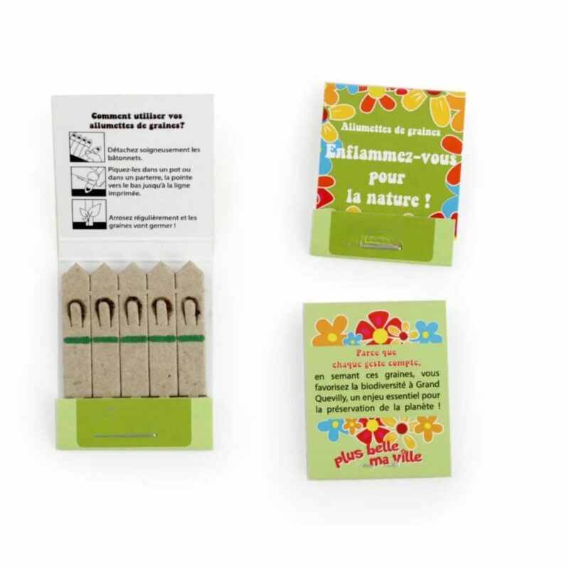 Batonnets de graines publicitaire