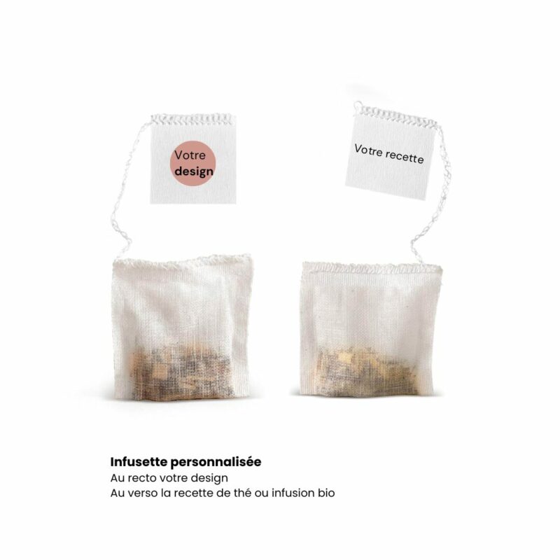 infusette thé avec logo