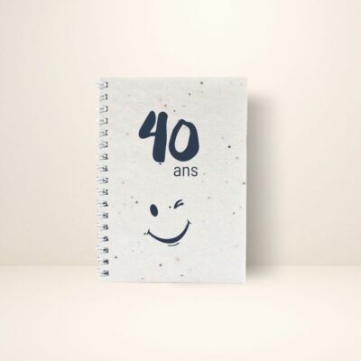 Carnet A6 à planter personnalisable