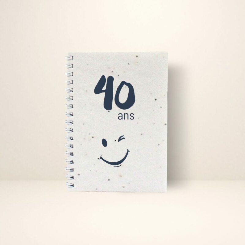 Carnet A6 à planter personnalisable