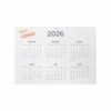 calendrier ensemencé simple avec logo
