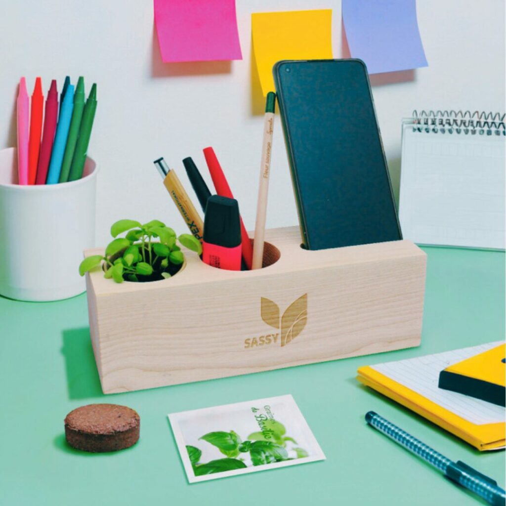 exemple de goodies personnalisés pour les collaborateurs