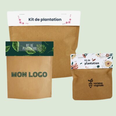 objet pub écologique avec graines